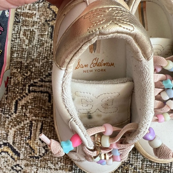 Sam Edelman Ethyl beads toddler sneakers size 11 - Picture 4 of 7